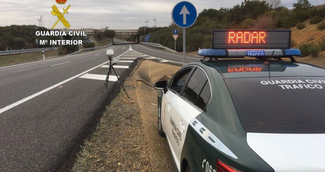El vehículo fue pillado en un control rutinario de velocidad