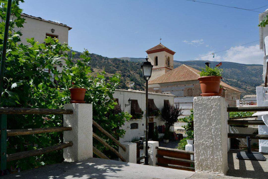 Vista de la localidad de Pampaneira (Granada)