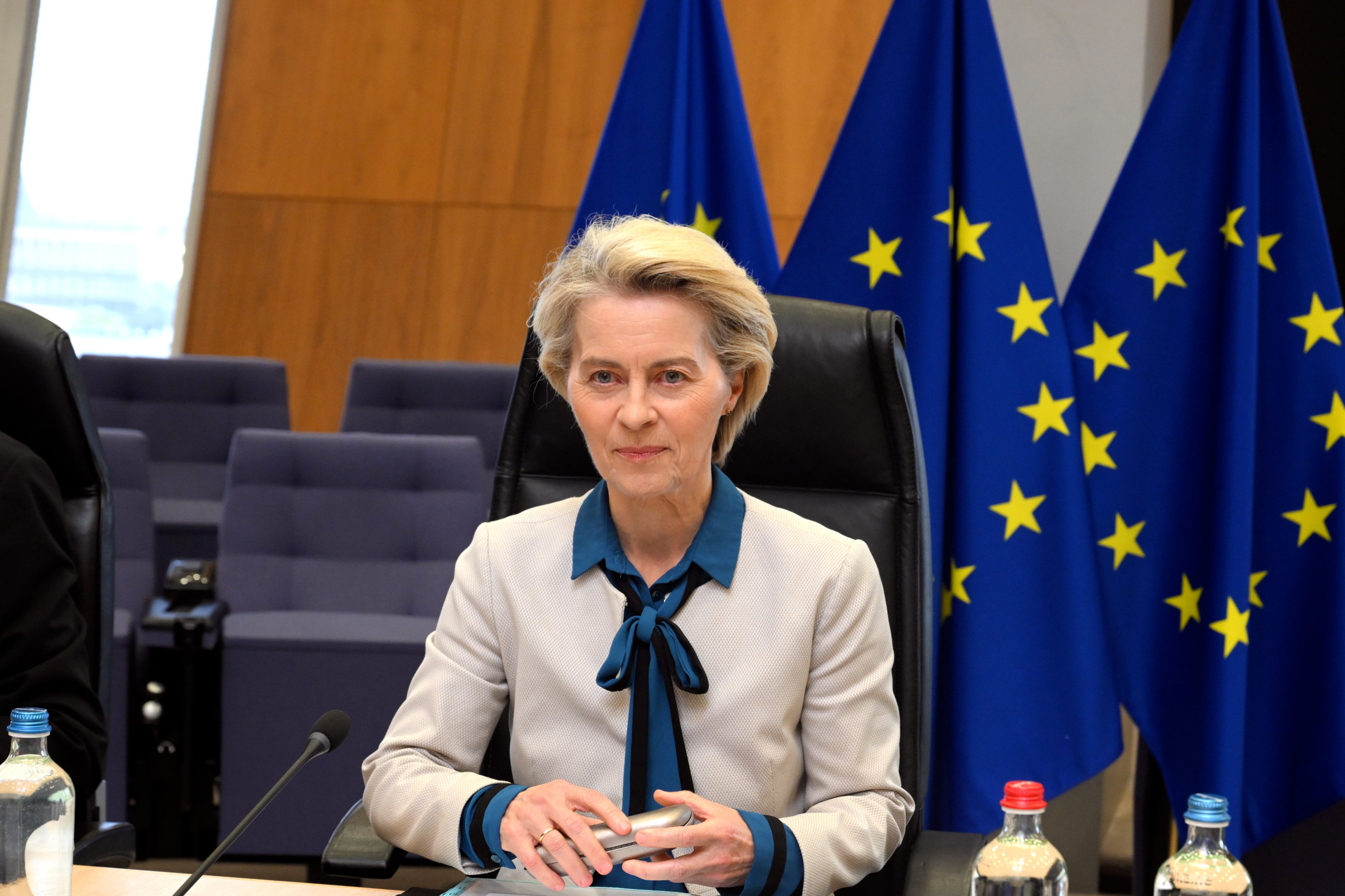 La presidenta de la Comisión Europea, Ursula Von der Leyen