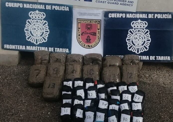 Droga intervenida por la Policía