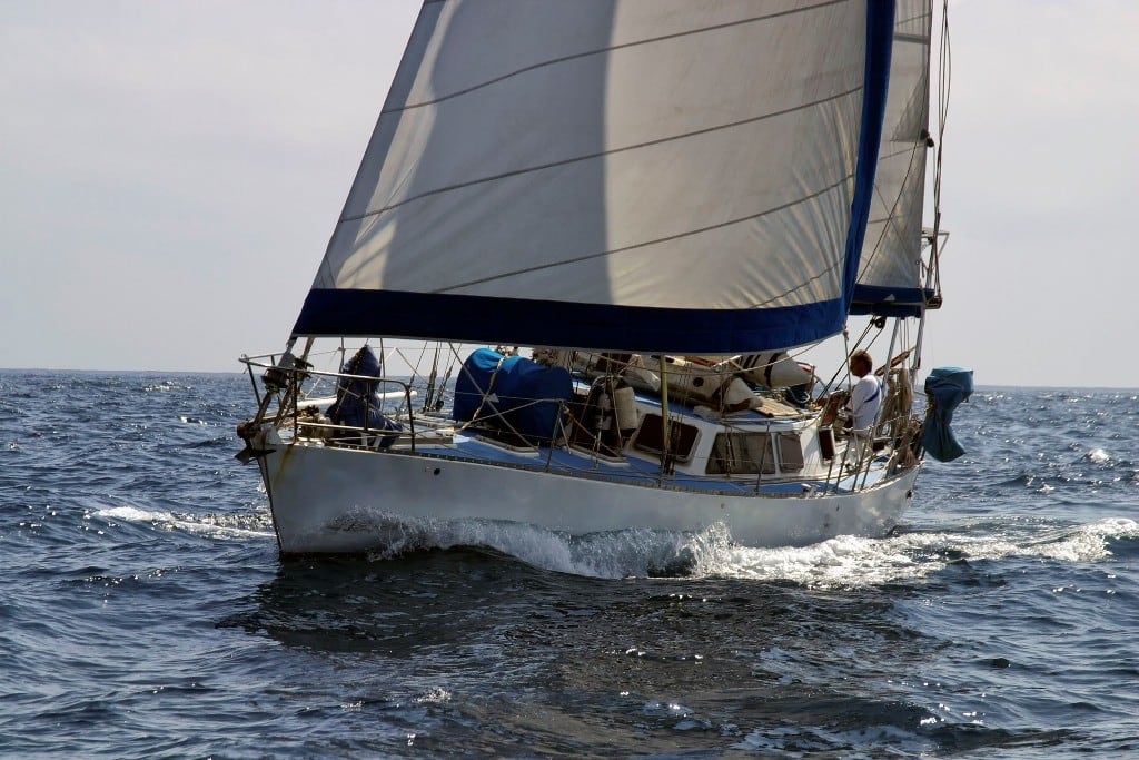 A bordo del Archibald, el barco de Cocúa Ripoll