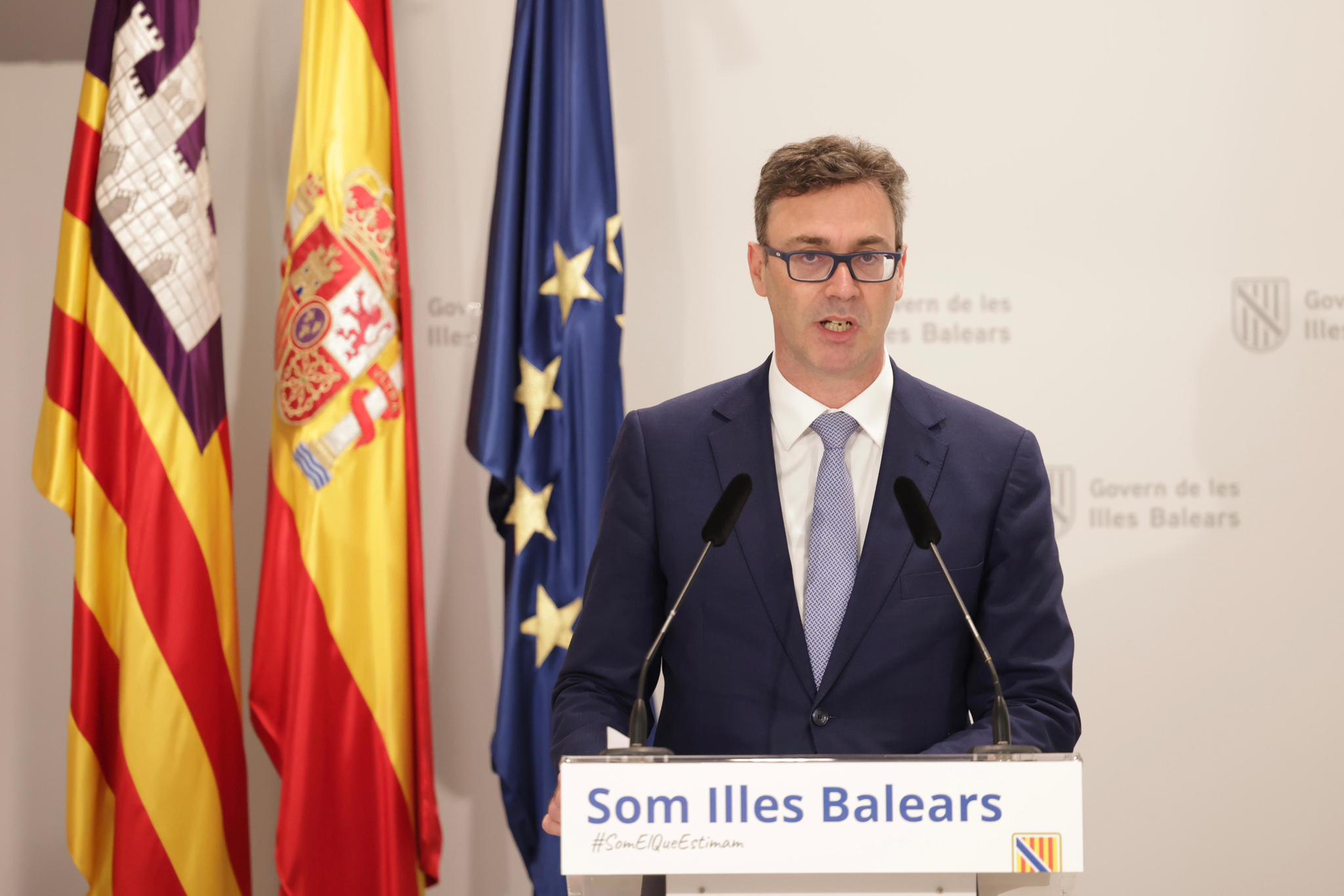 Toni Costa, tras el Consell de Govern