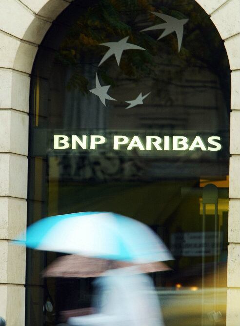 Entrada de una de las sucursales del BNP Paribas en Francia (Imagen de archivo)