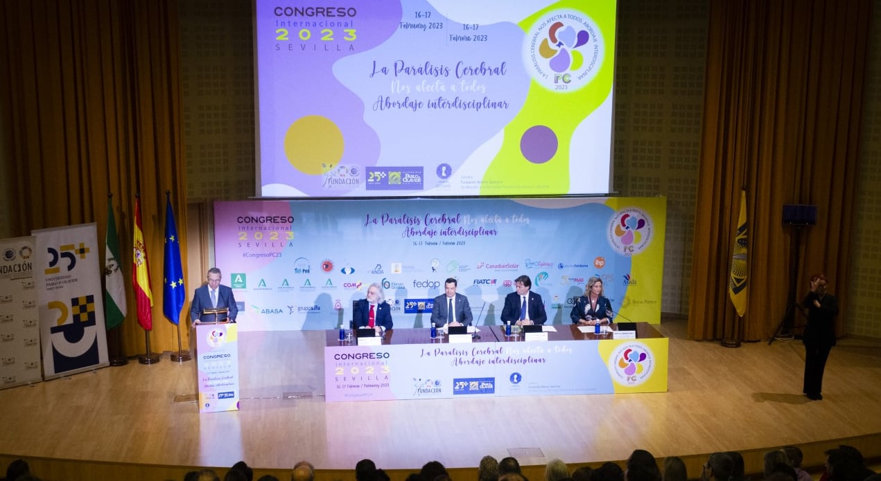 Inauguración del I Congreso Internacional de Parálisis Cerebral celebrado en la UPO