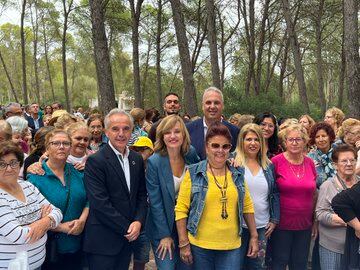 Pilar Alegría junto a Mamen Sánchez y Ruiz-Boix