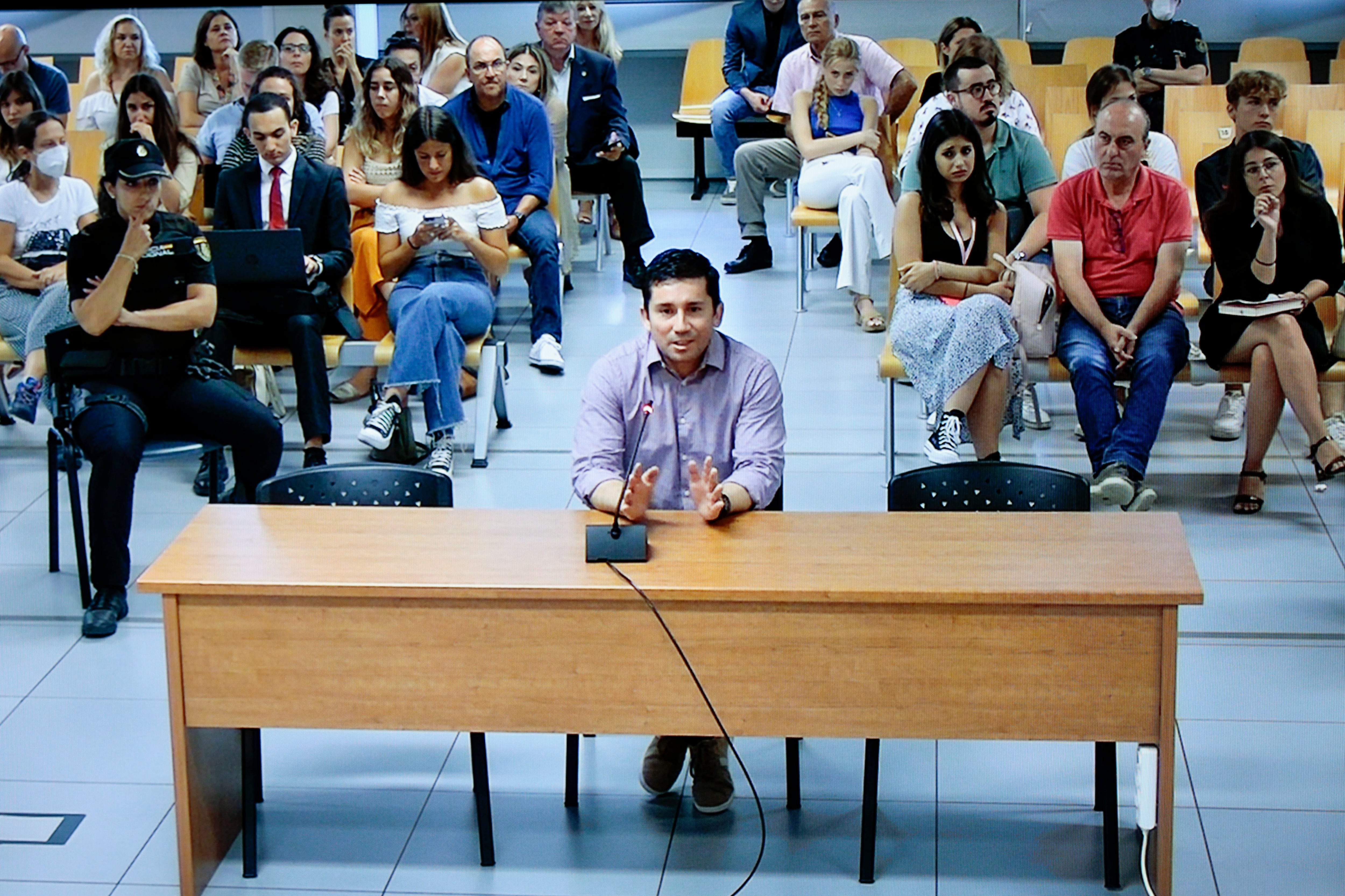 Imagen de Jorge Ignacio Palma durante el juicio en la Audiencia de Valencia