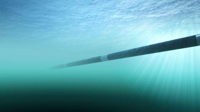 Cable eléctrico entre las Pitiusas