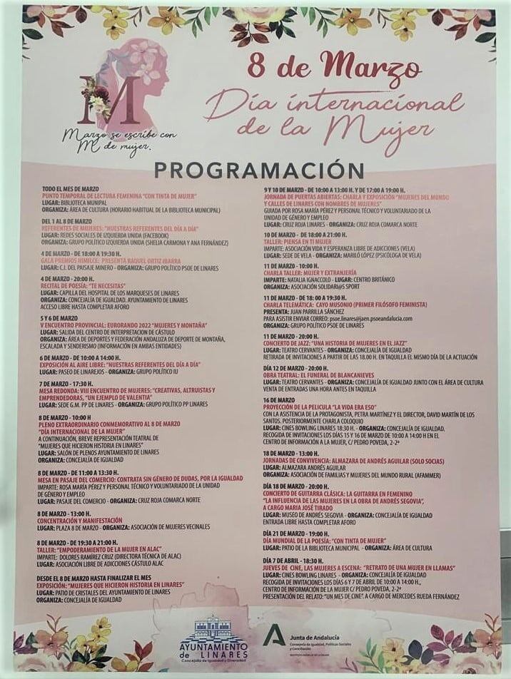 Programación 8M en Linares