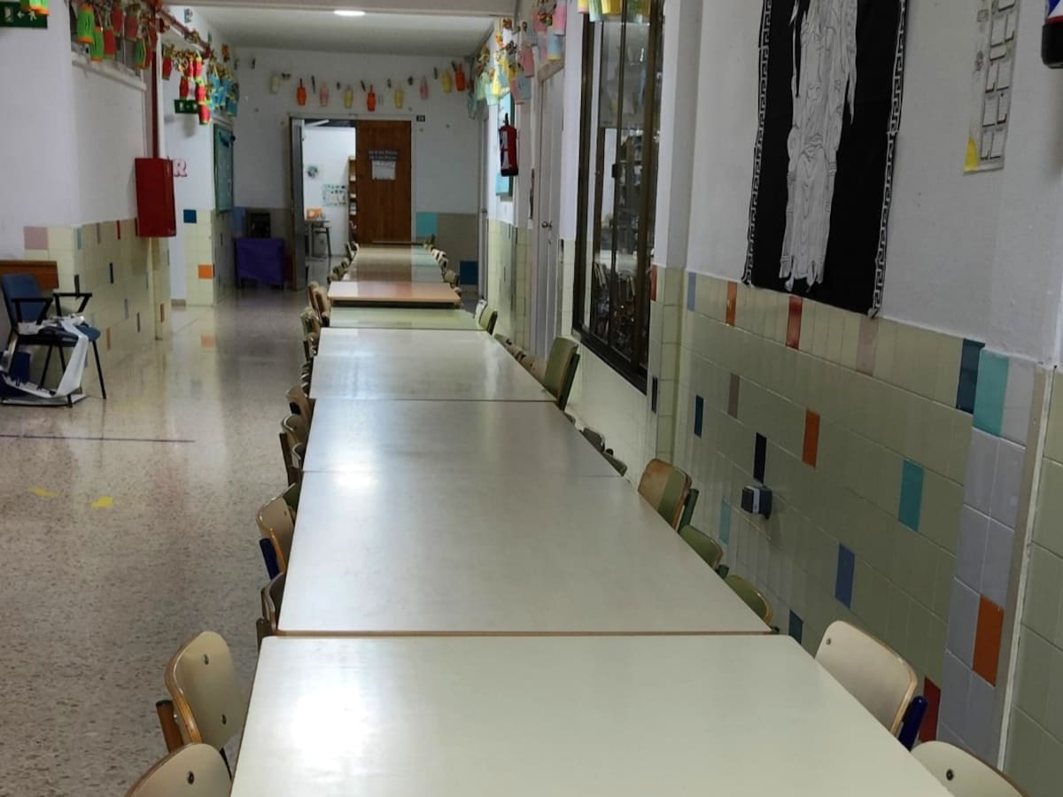 Un colegio de Benidorm cierra el comedor por seguridad