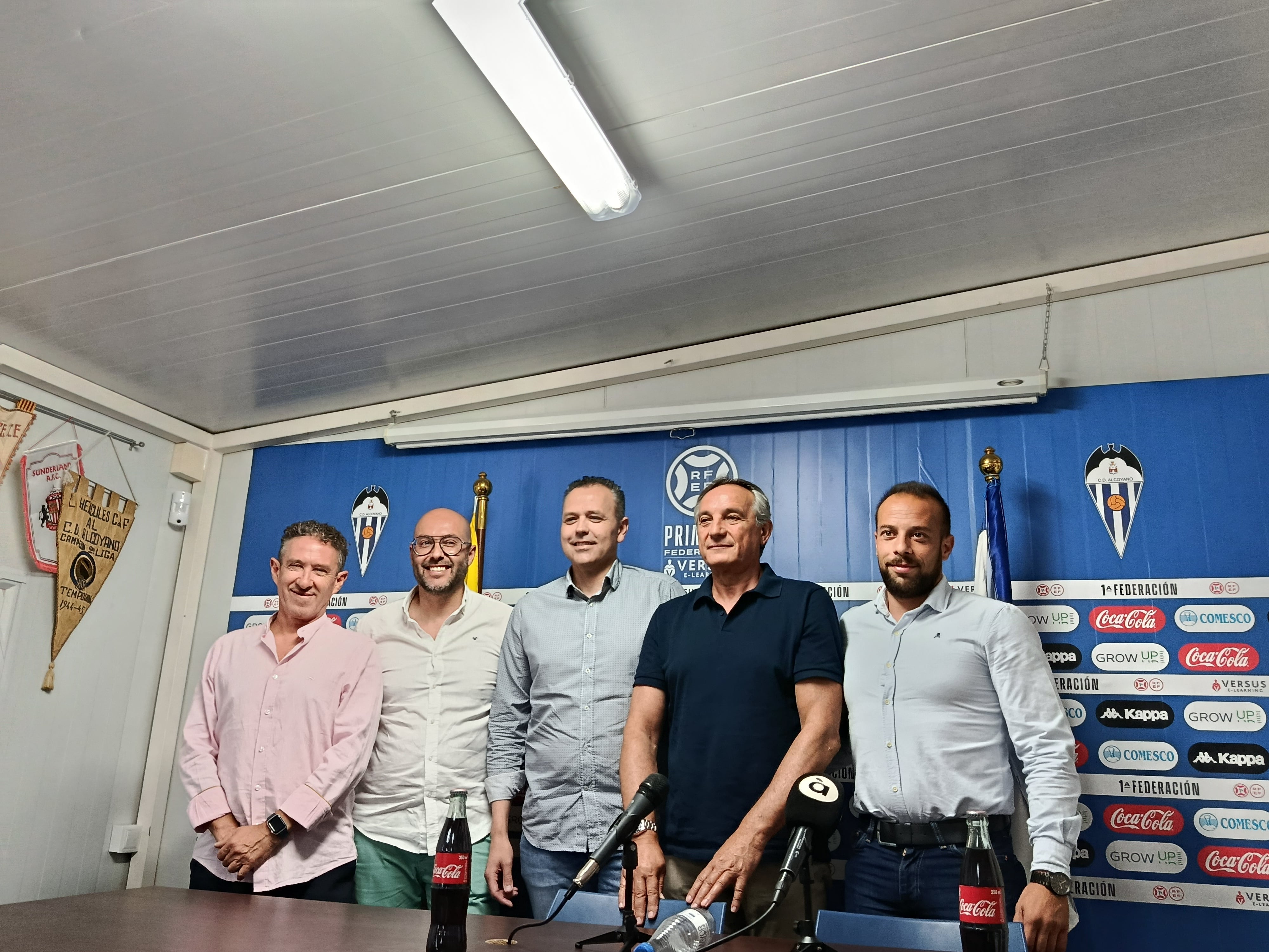 Principales protagonistas del nuevo proyecto del CD Alcoyano