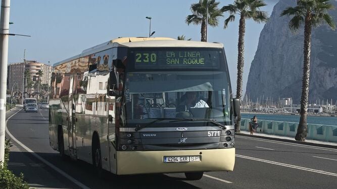 Autobús del Consorcio metropolitano de Transportes del Campo de Gibraltar