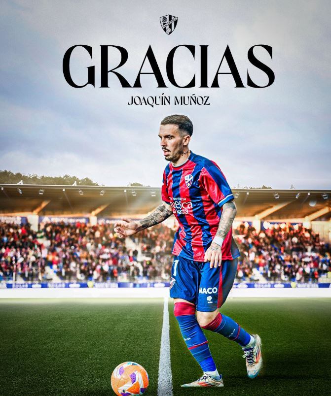 Joaquín Muñoz se despide de la SD Huesca