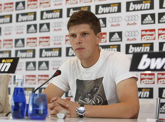 Huntelaar, en rueda de prensa