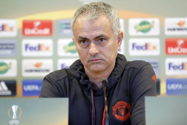 Mourinho, en sala de prensa