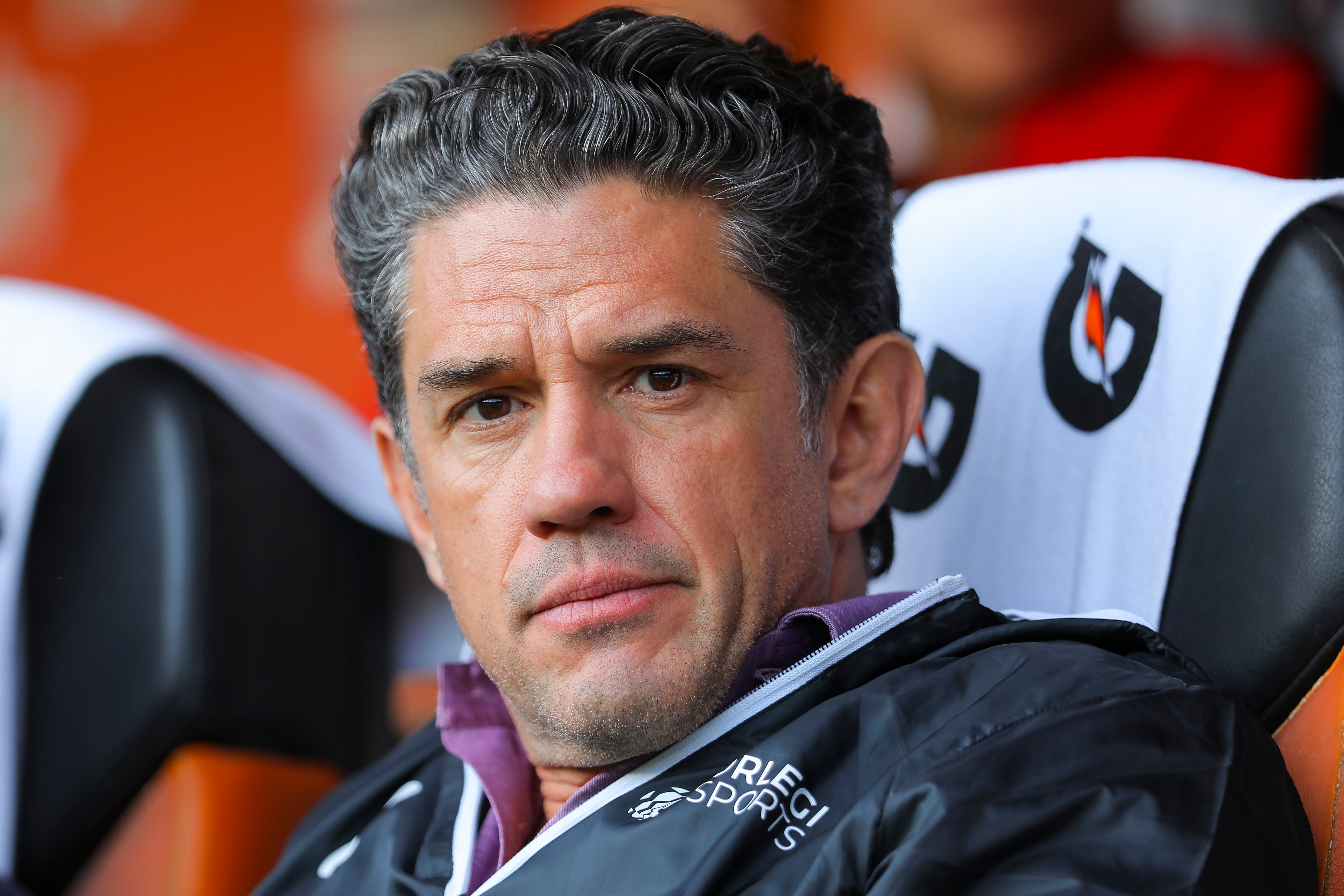 PACHUCA, MEXICO - MAY 29: Alejandro Irarragorri, president of Grupo Orlegi looks on during the final second leg match between Pachuca and Atlas as part of the Torneo Grita Mexico C22 Liga MX at Hidalgo Stadium on May 29, 2022 in Pachuca, Mexico. (Photo by Agustin Cuevas/Getty Images)