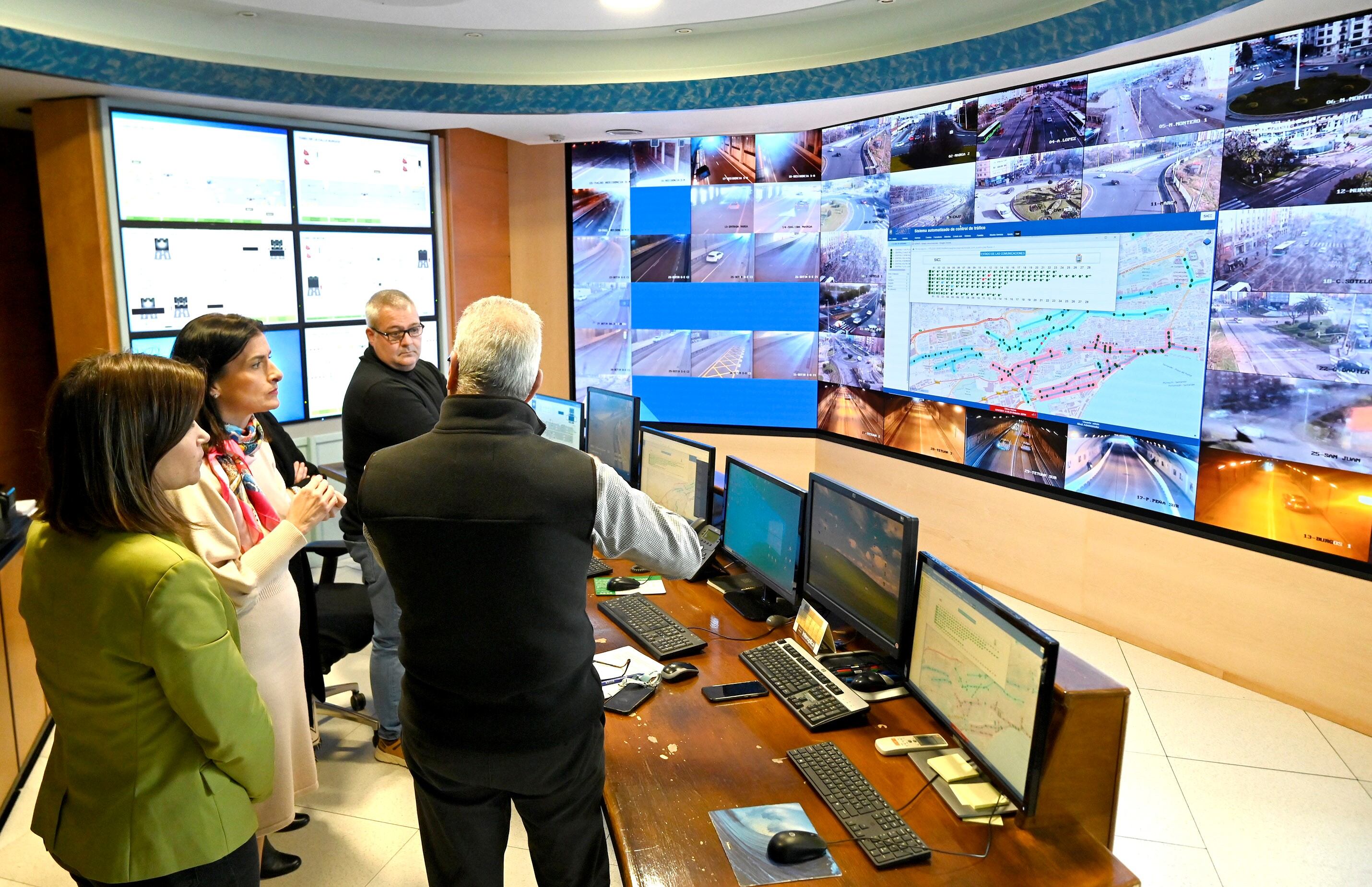 Centro Control de Tráfico de Santander.
