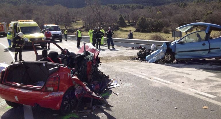 El accidente en el que murieron cinco personas se produjo en una recta con buena visibilidad