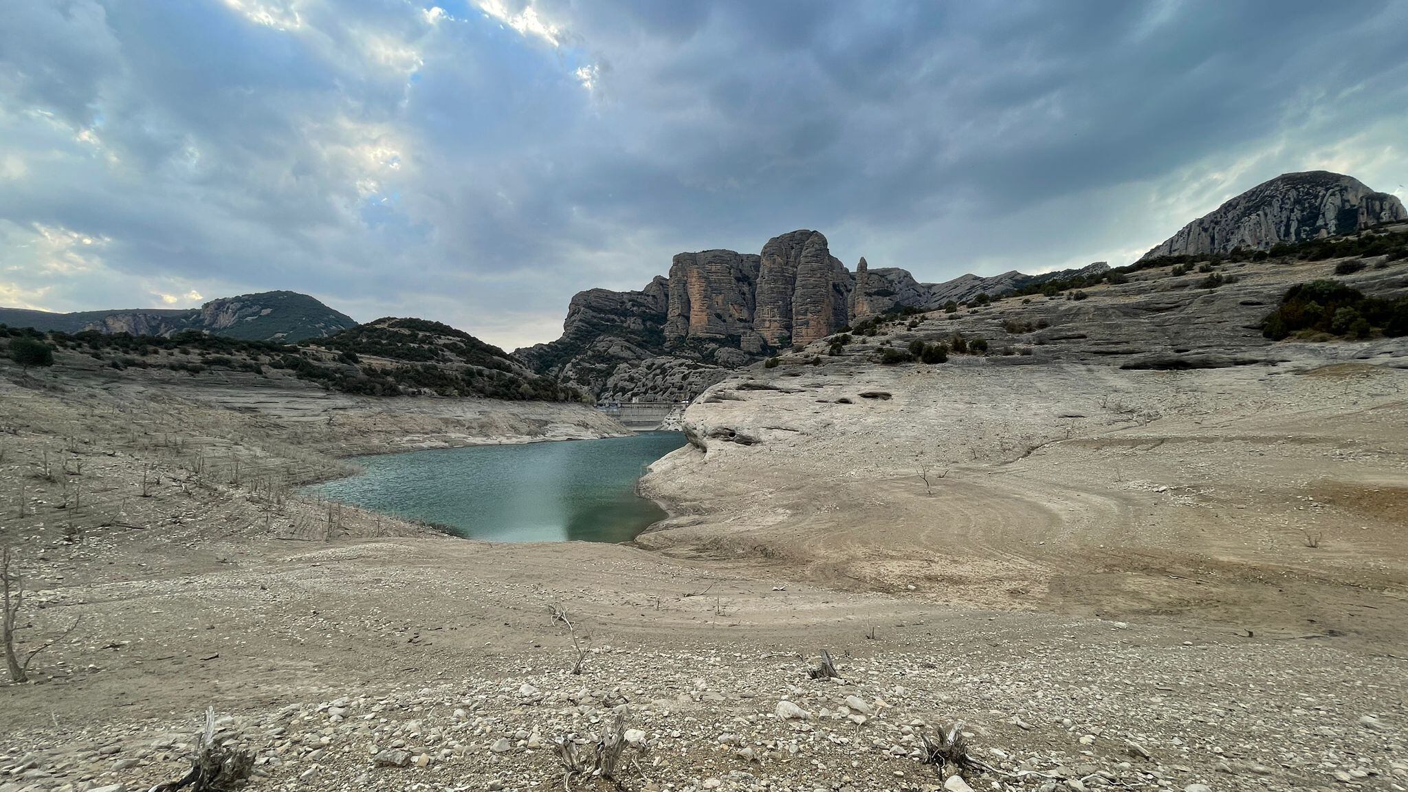 Embalse de Vadiello hace unas semanas