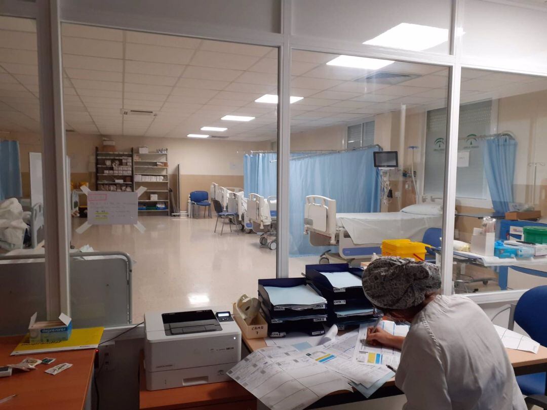 Imagen del interior de un hospital de la provincia