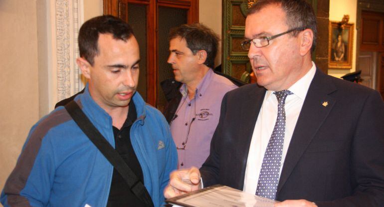 David Vidal i Carles Pellicer en una fotografia d'arxiu.