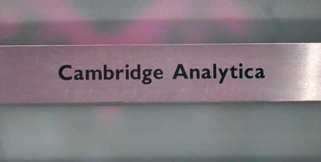 La sede de la consultora británica Cambridge Analytica en Londres (Reino Unido).