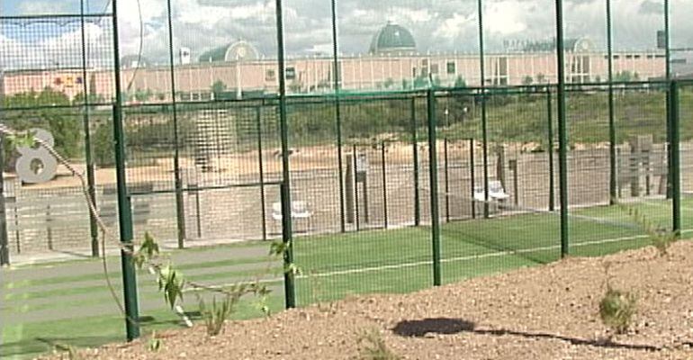 Pistas en el polideportivo José Caballero de Alcobendas