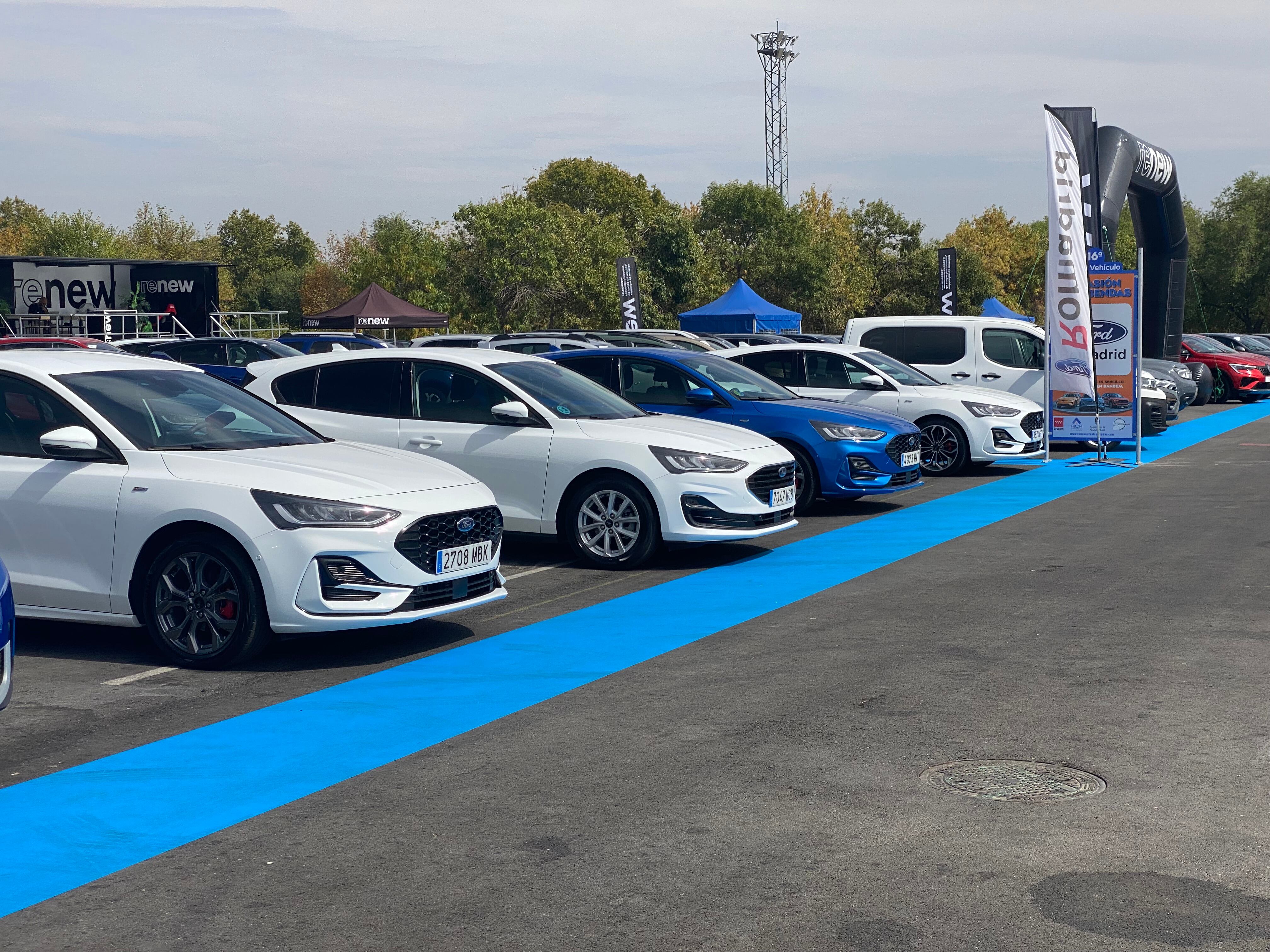 Coches expuestos en la Feria Renovauto 2025 de Alcobendas