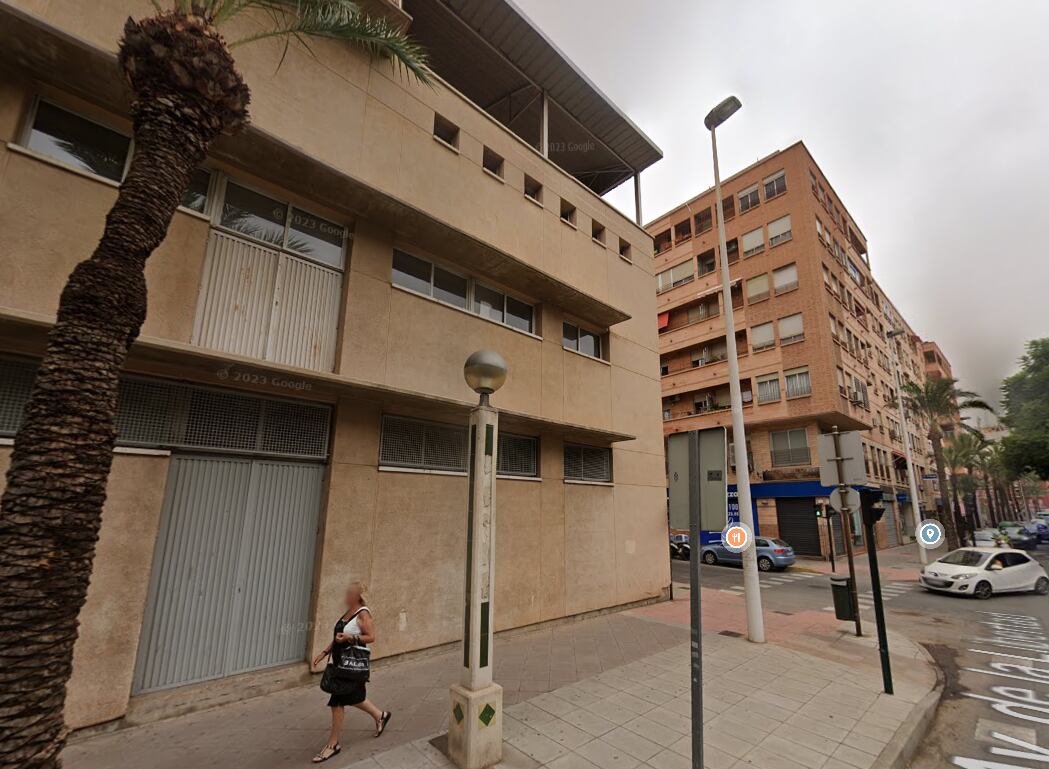 IES Carrús desde el lugar de la agresión