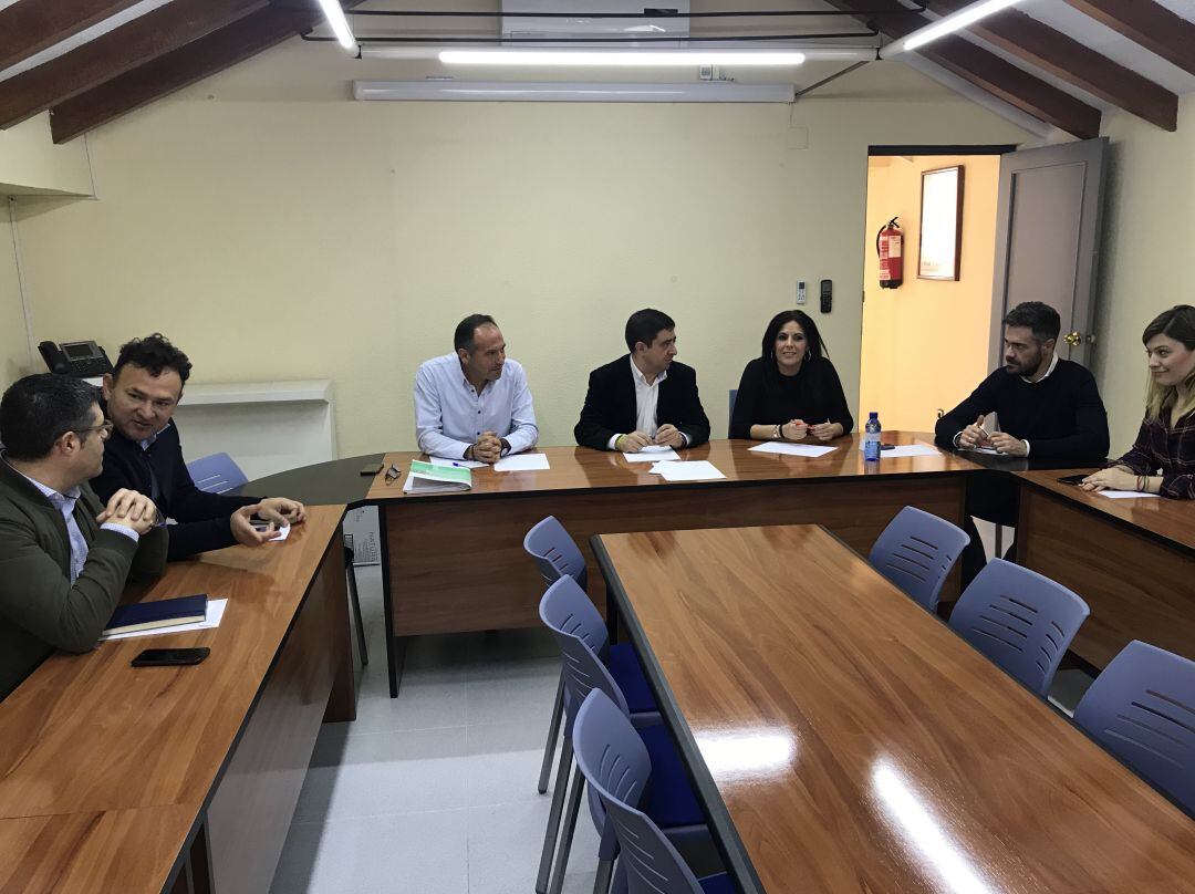 Reunión del grupo parlamentario del PSOE de Jaén.