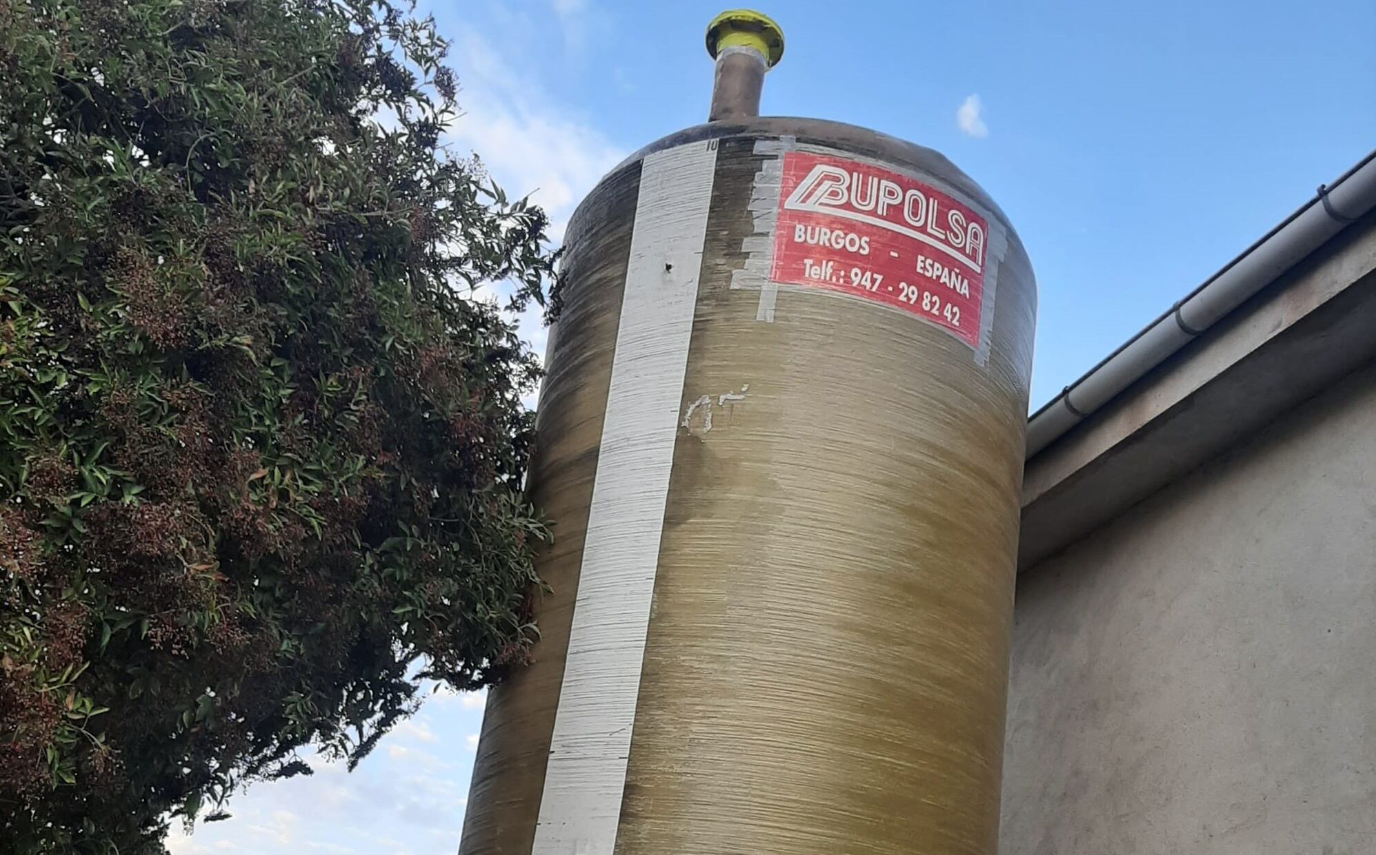 Depósito de agua en Coruña del Conde