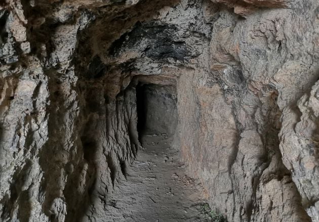 Entrada a la cueva.