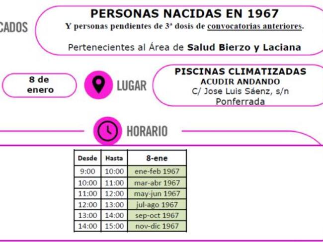 Vacunación nacidos 1967