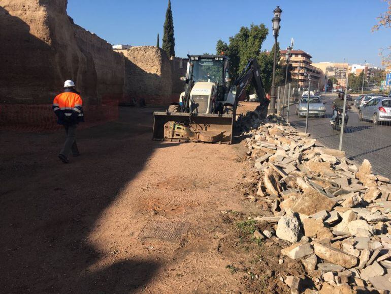 Obras en Ronda del Marrubial