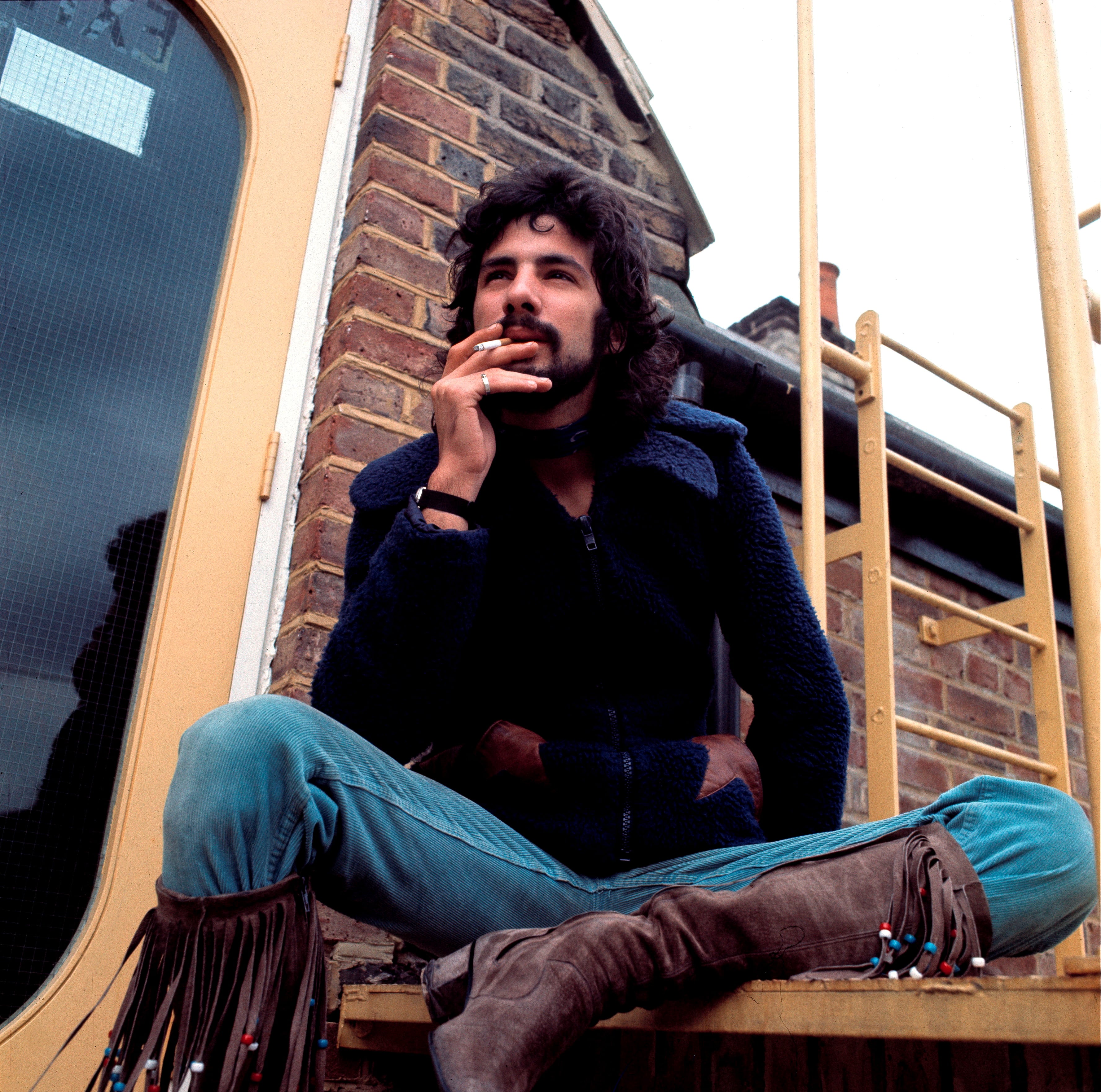 Cat Stevens, posa en Londres en 1970