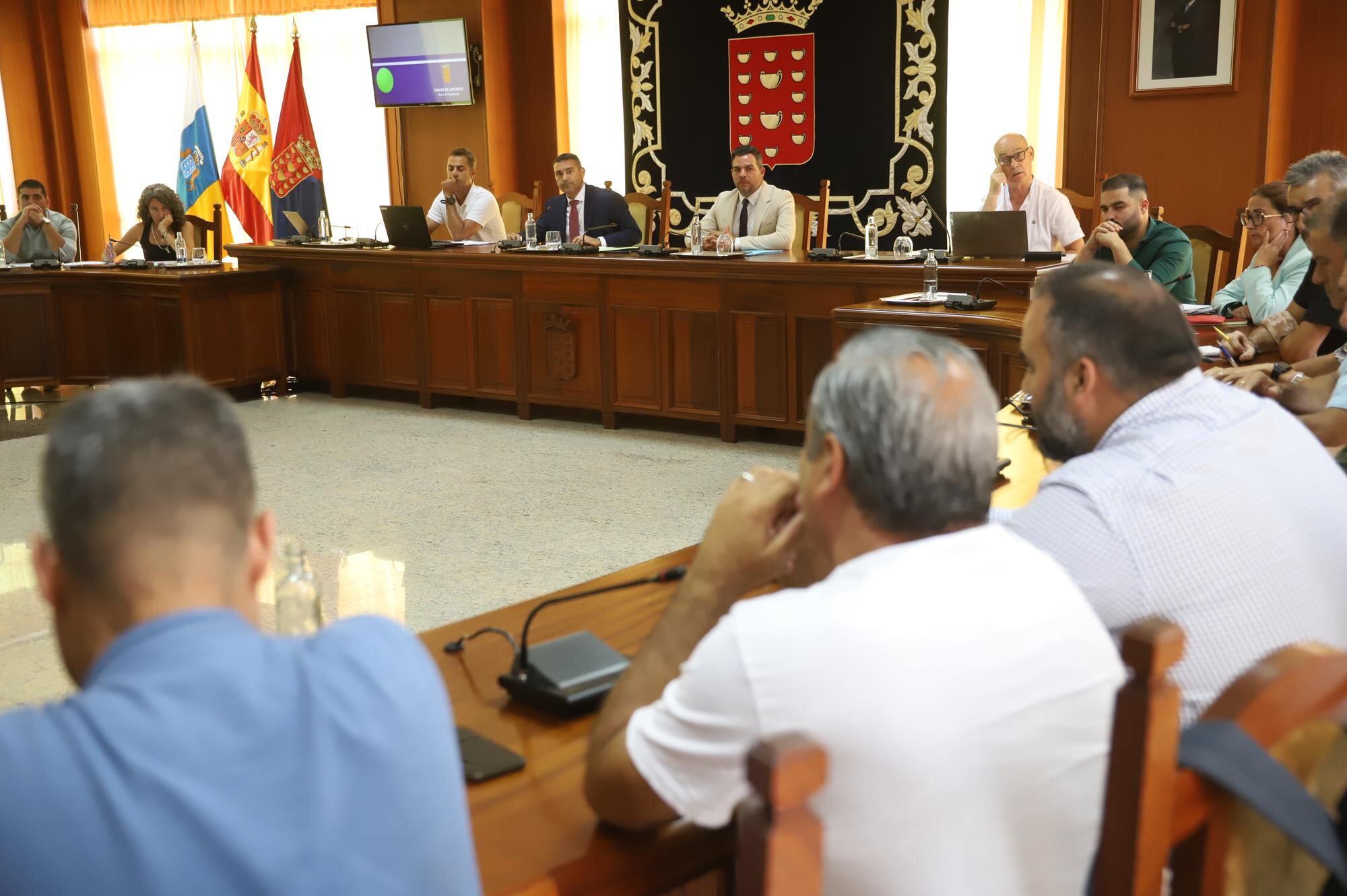 Pleno extraordinario del Cabildo de Lanzarote.