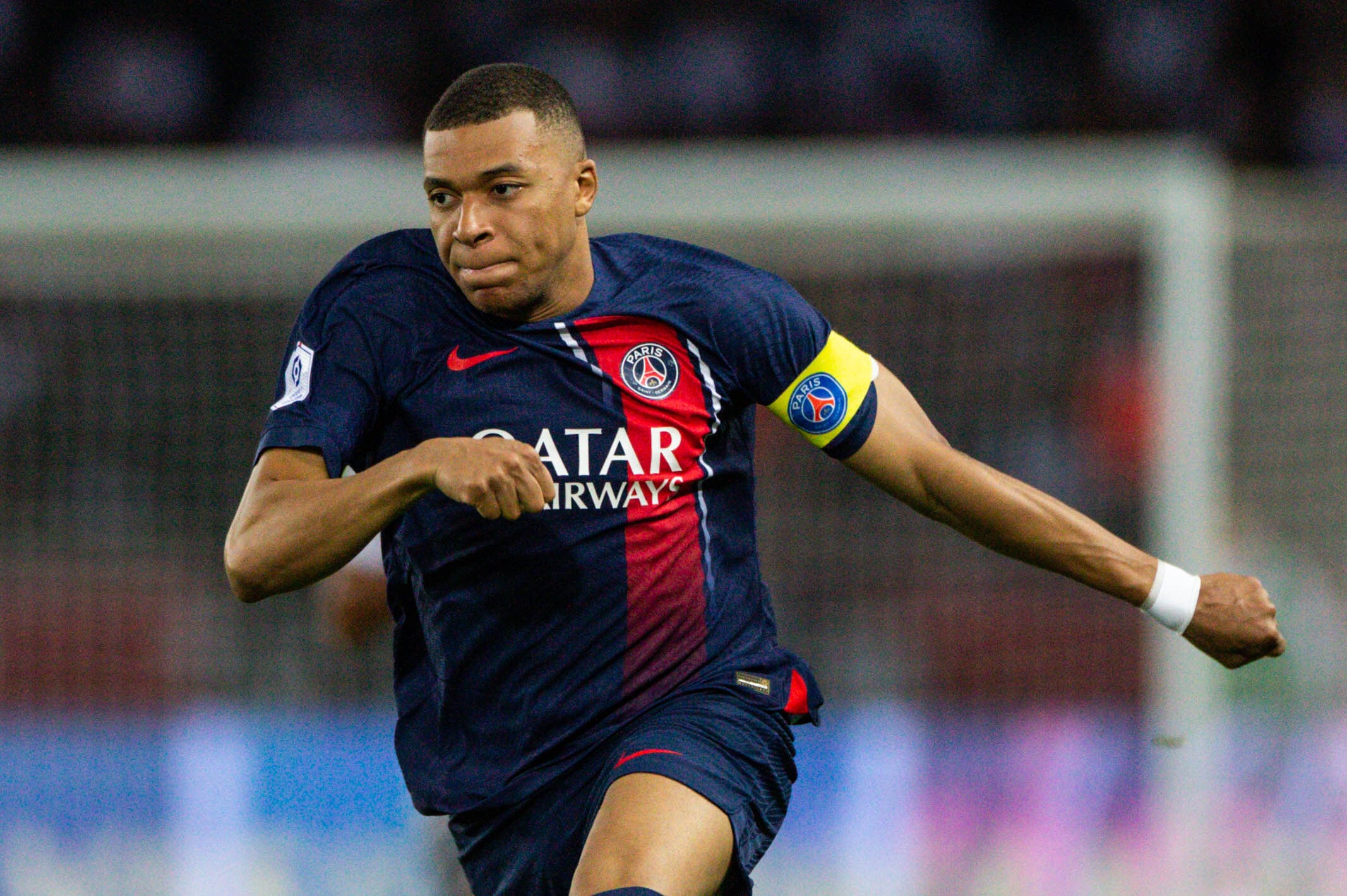 Kylian Mbappé, durante uno de los partidos de la Ligue 1 con el PSG. (Ibrahim Ezzat/Anadolu Agency via Getty Images)