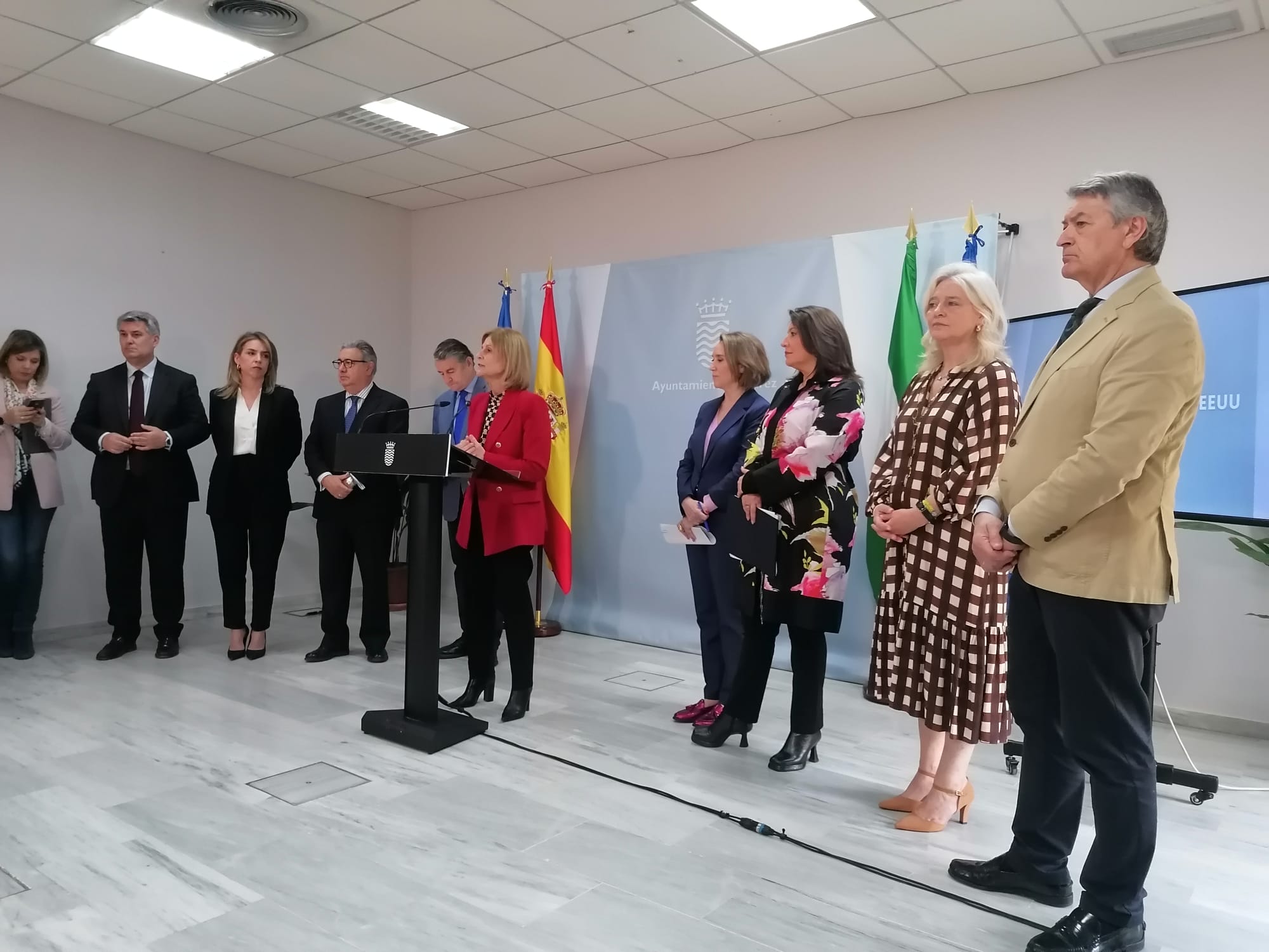 La reunión se ha celebrado en el Ayuntamiento de Jerez