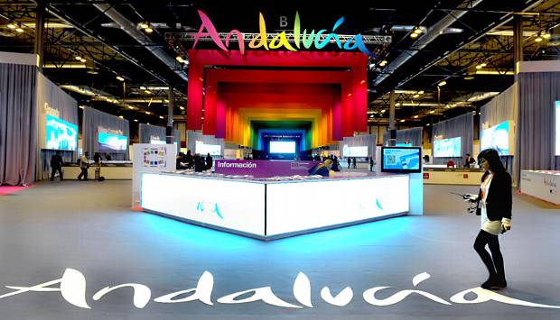 Expositor de Andalucía en Fitur en 2013