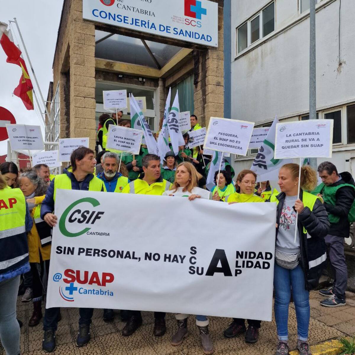CSIF mantiene la huelga de los SUAP de Cantabria