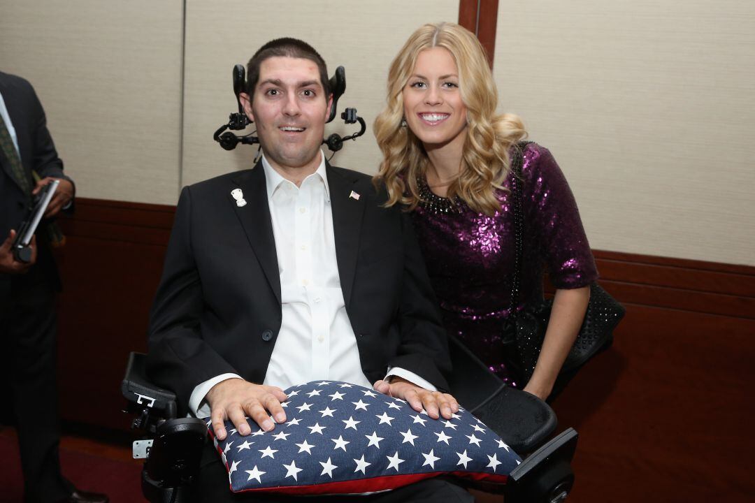 Pete Frates, en una imagen de archivo de 2014.