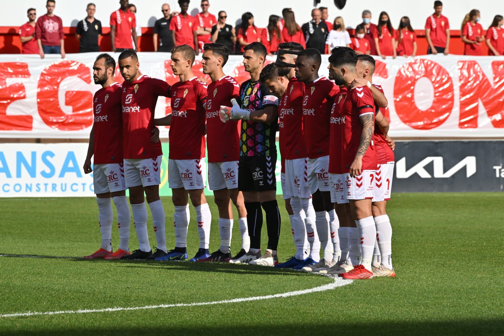 Once del Real Murcia ante el Puertollano