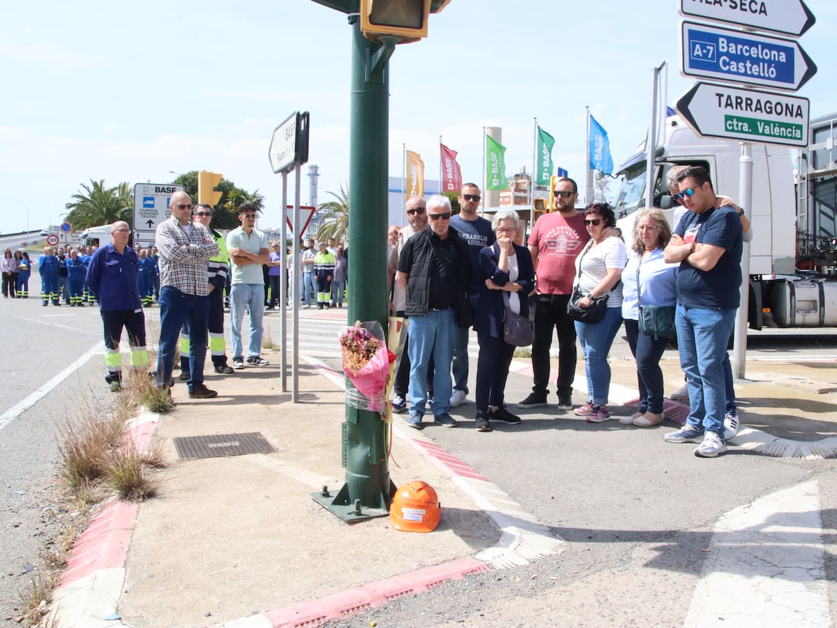 Els treballadors del polígon sud de Tarragona reclamen millores urgents a la N-340 a La Canonja per evitar accidents