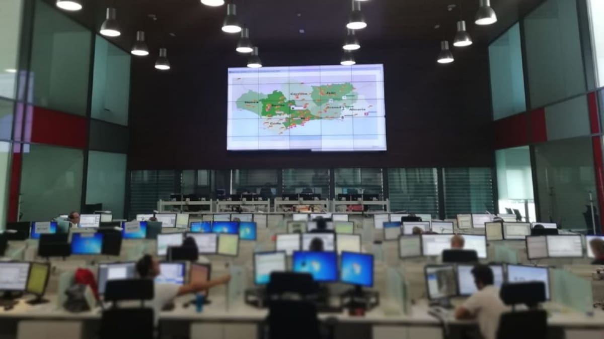 Cuatro personas resultan heridas en un accidente de tráfico en Bailén