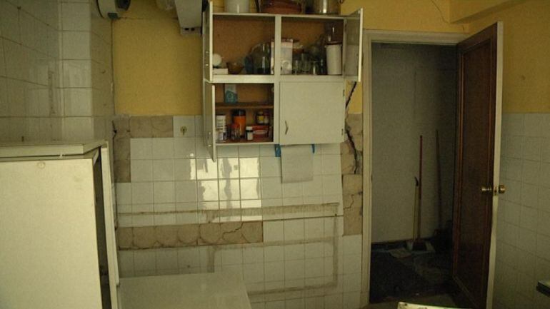 Este es el estado del interior del edificio de San Salvador.