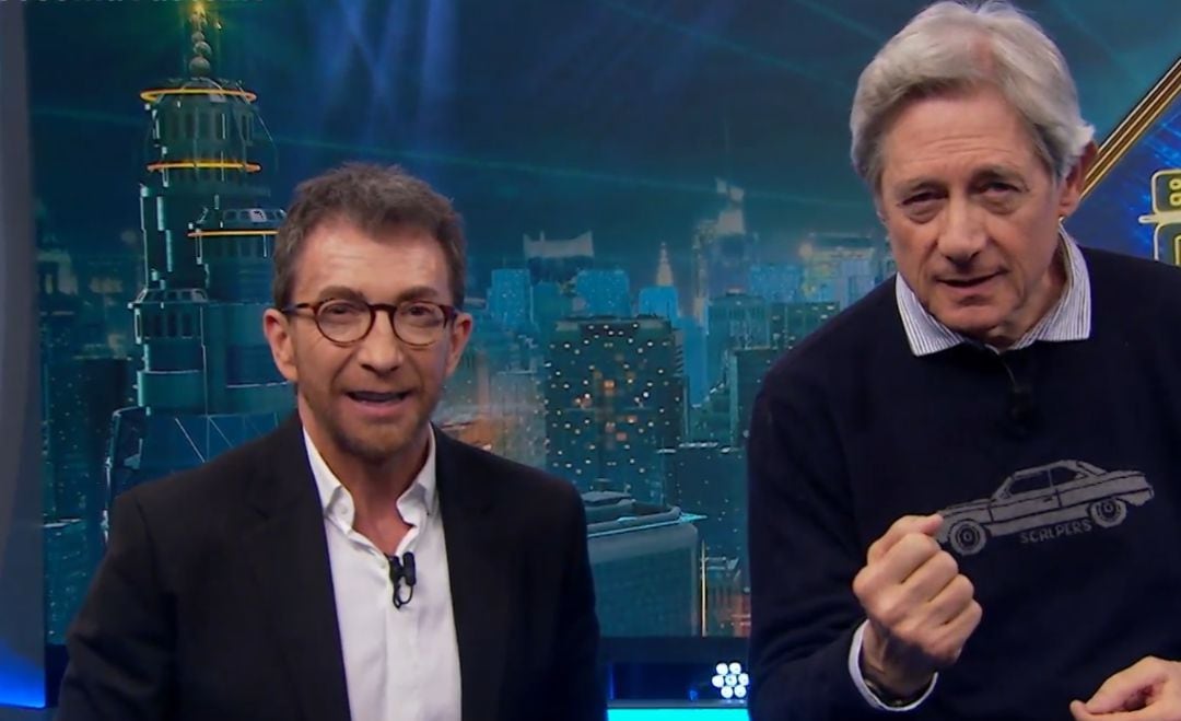 Pablo Motos y Josema Yuste durante la llamada telefónica.