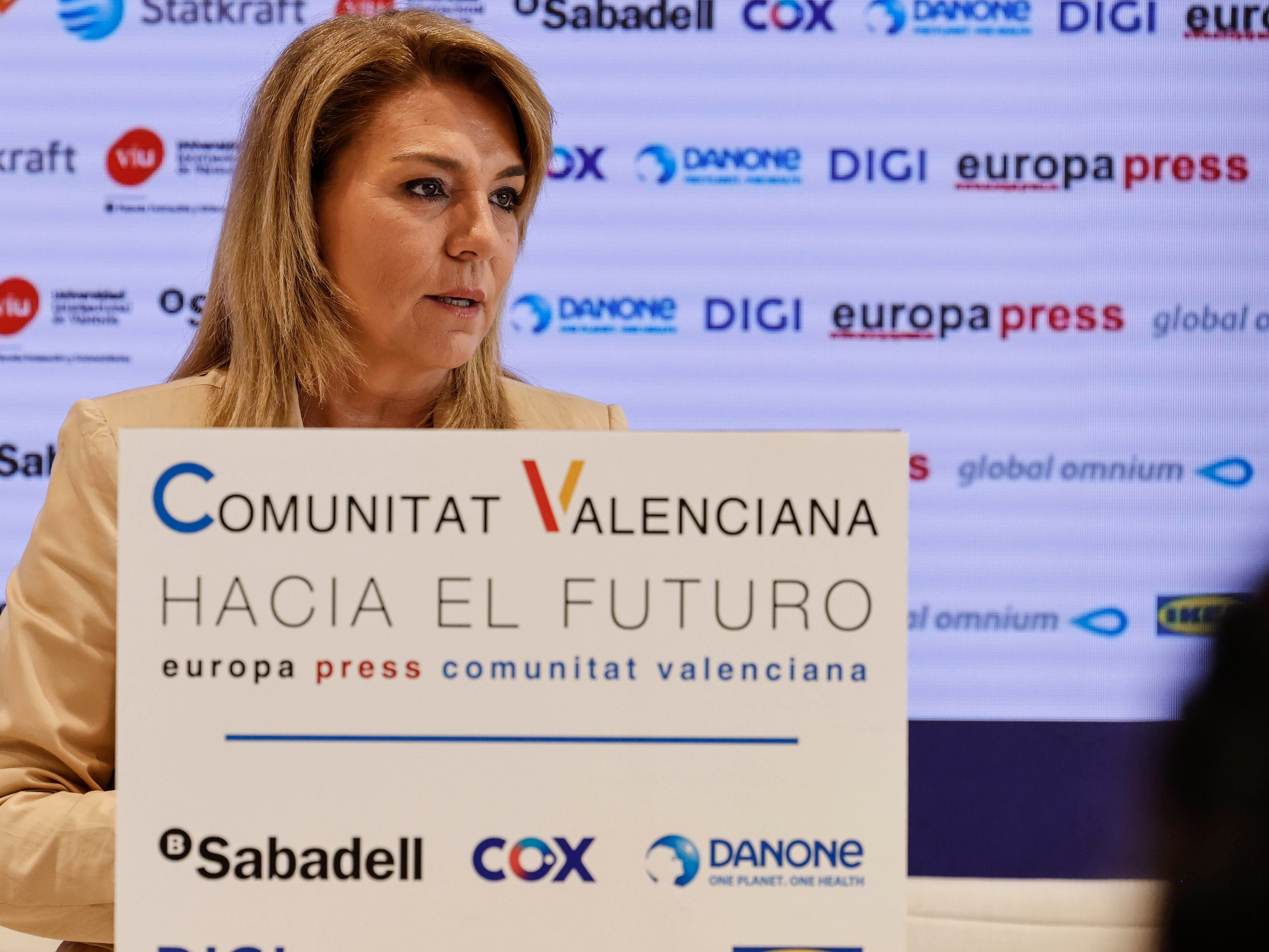 Susana Camarero, vicepresidenta primera y consellera de Servicios Sociales, Igualdad y Vivienda