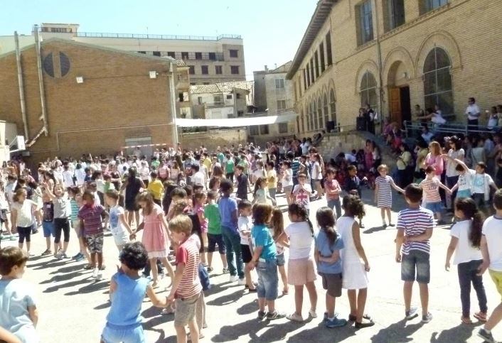 Patio de recreo del CEIP El Parque de Huesca