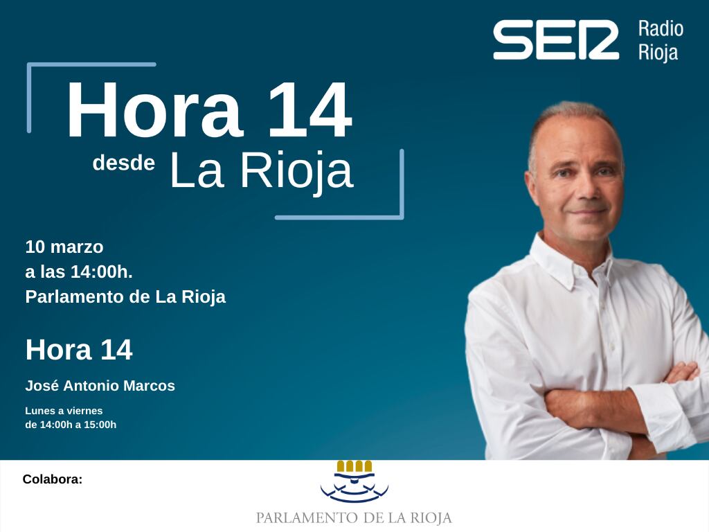 Hora 14 con José Antonio Marcos desde el Parlamento de La Rioja