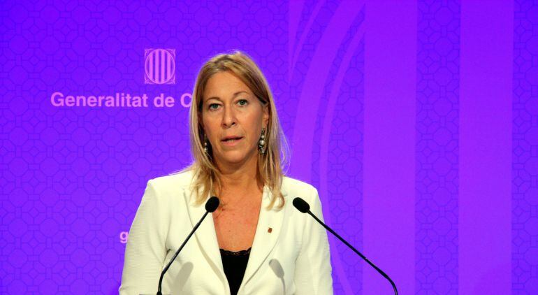 La vicepresidenta del gobierno catalán, Neus Munté