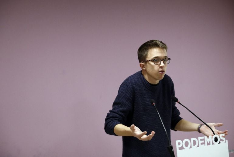 El secretario político de Podemos, Iñigo Errejón